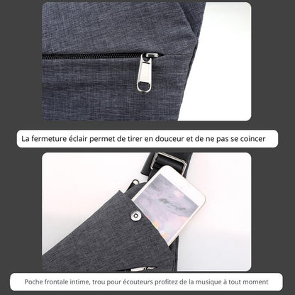 Sac à bandoulière antivol
